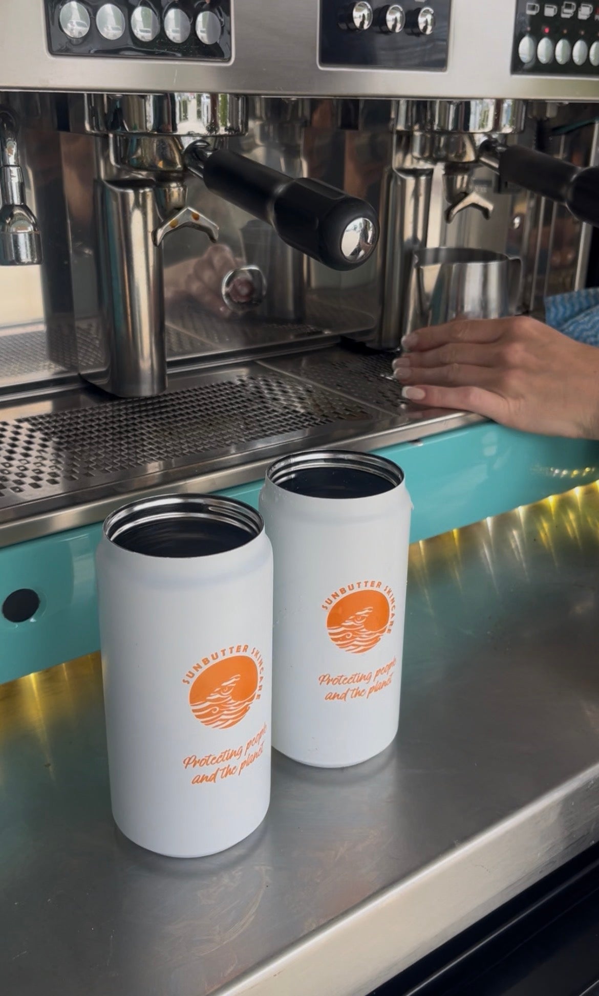 SunButter Insualted 330ml reusable coffee cup SunButter Skincare 