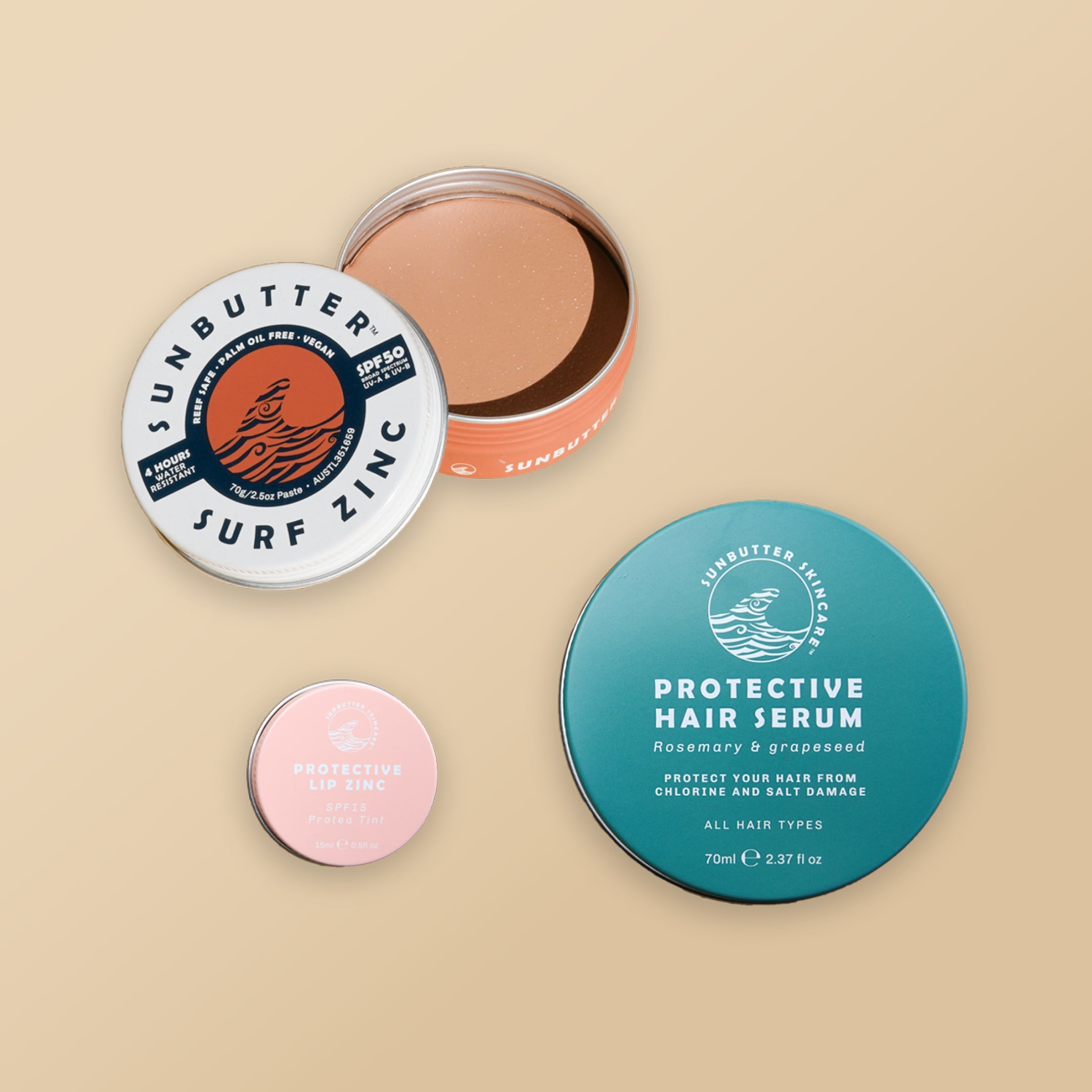 Salty Souls Bundle SunButter Skincare Protea Tint - Lip Zinc