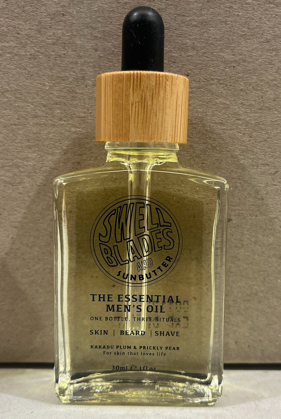 Mens Essential Oil - Revitalising Kakadu Plum + Prickly Pear Skin Care SunButter Skincare 