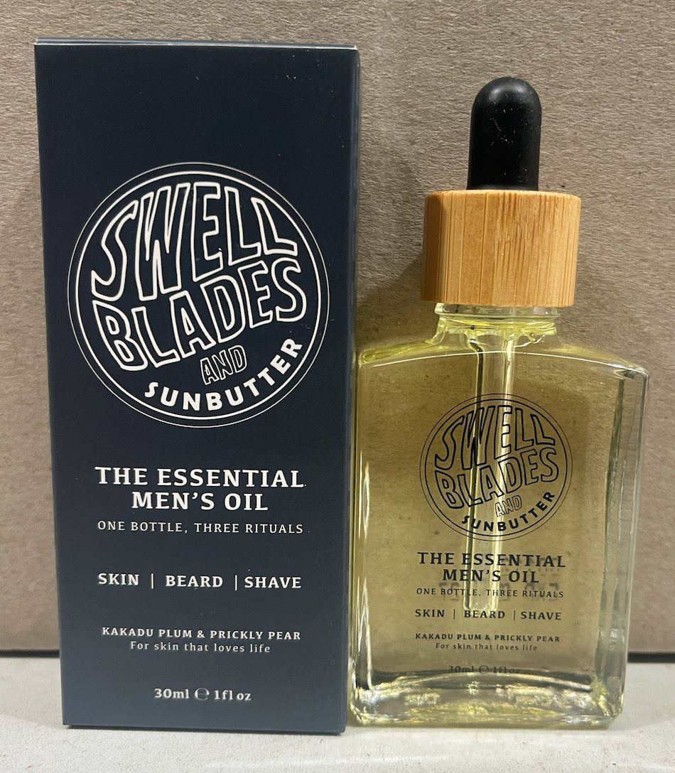 Mens Essential Oil - Revitalising Kakadu Plum + Prickly Pear Skin Care SunButter Skincare 