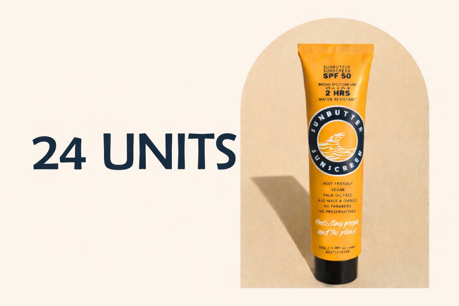 SunButter Skincare SPF50 TUBE- 24 Units SunButter Skincare 