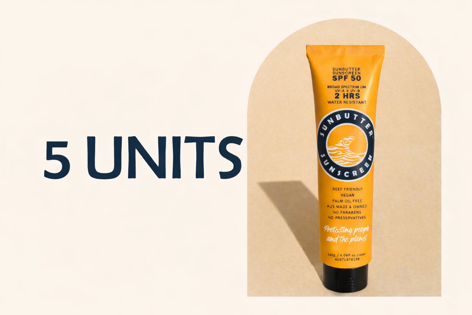 SunButter Skincare SPF50 TUBE- 5 Units SunButter Skincare 