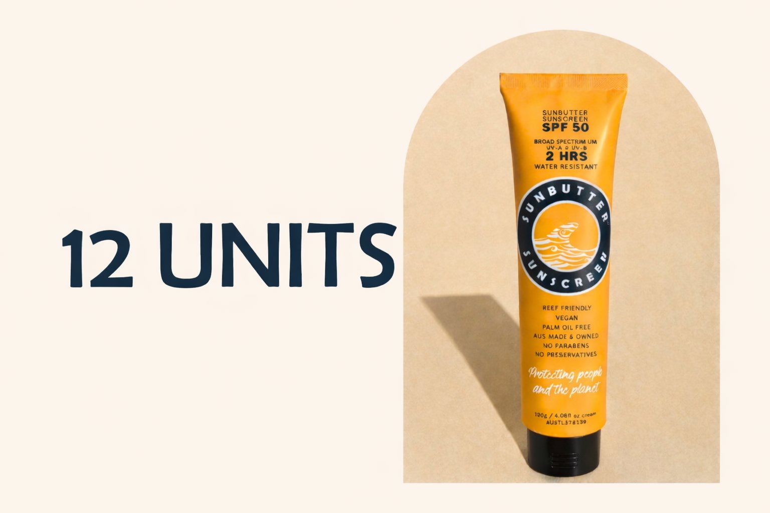SunButter Skincare SPF50 TUBE- 12 Units SunButter Skincare 