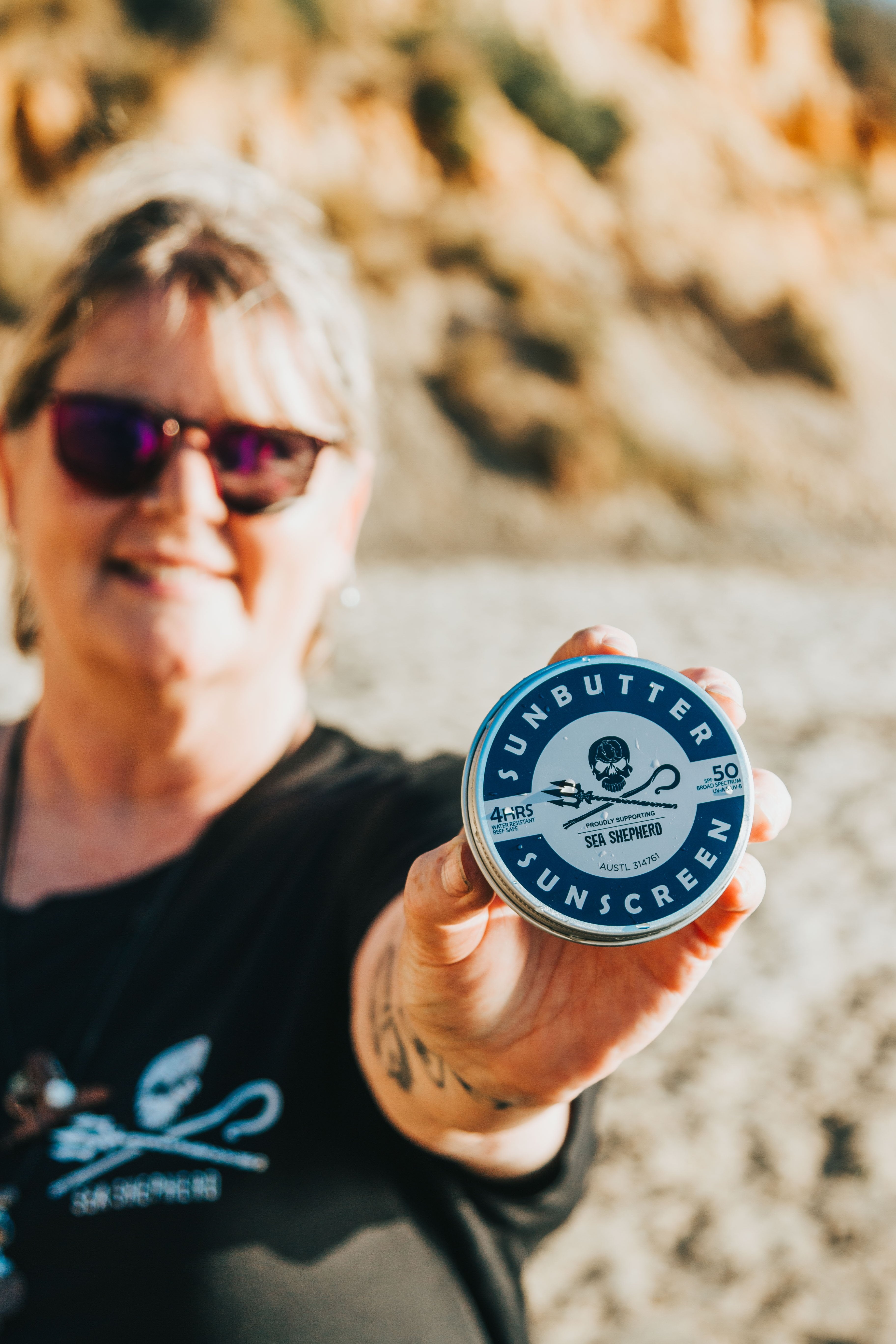 SEA SHEPHERD SPF50 Reef Safe Sunscreen SunButter Oceans