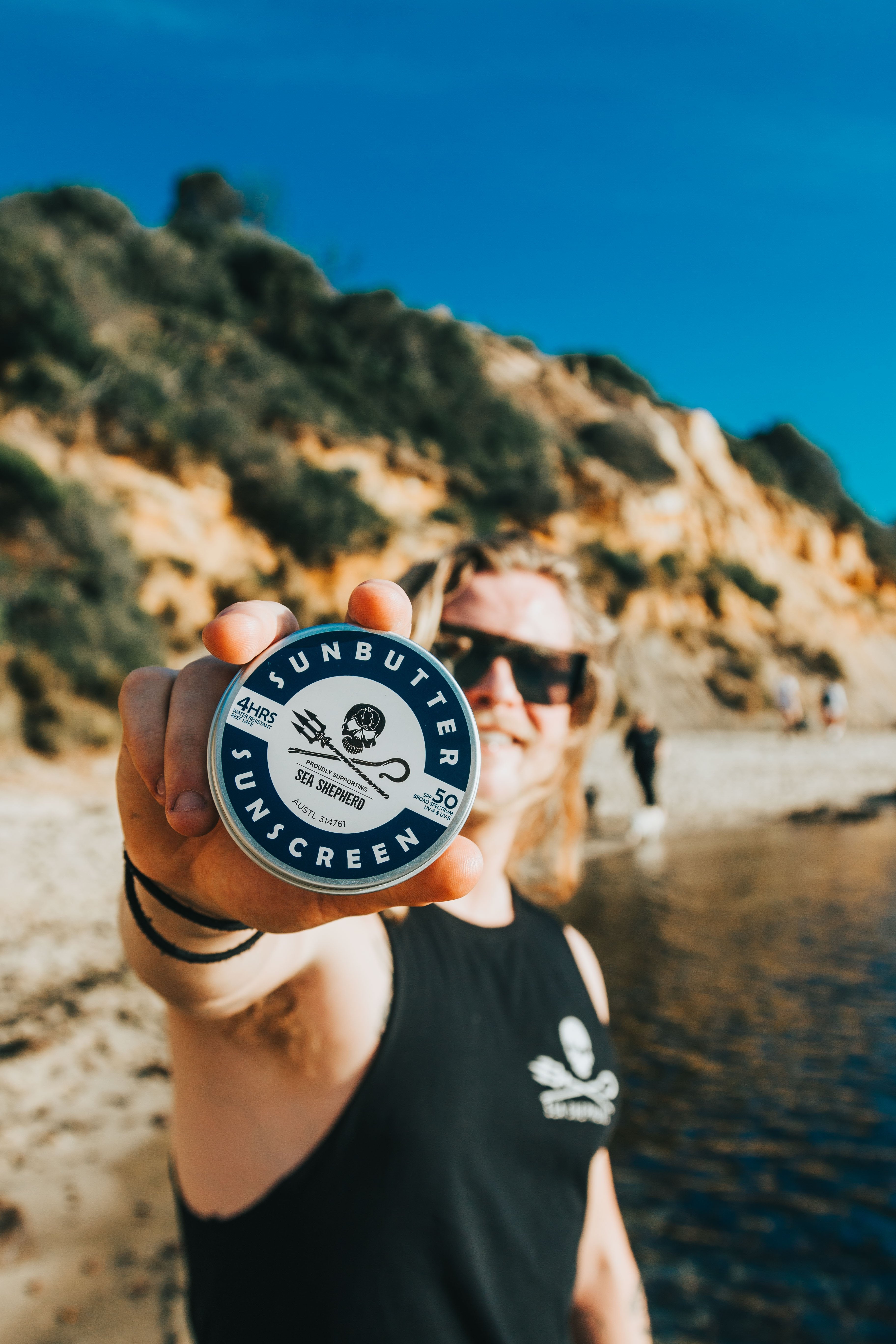 SEA SHEPHERD SPF50 Reef Safe Sunscreen SunButter Oceans