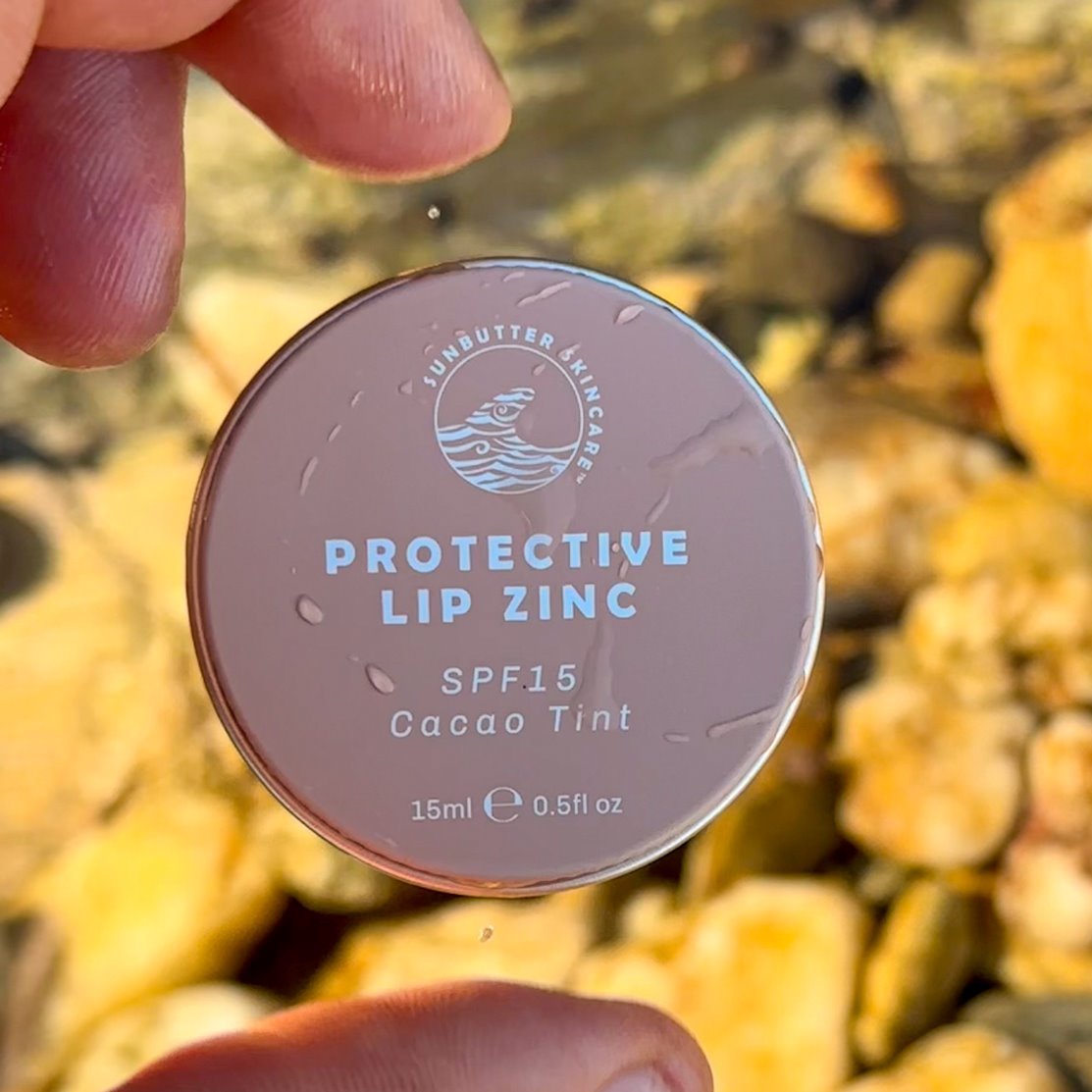 SPF15 Protective Lip Zinc - Cacao Tint SunButter Skincare